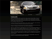 Tablet Screenshot of bayviewtransportation.com